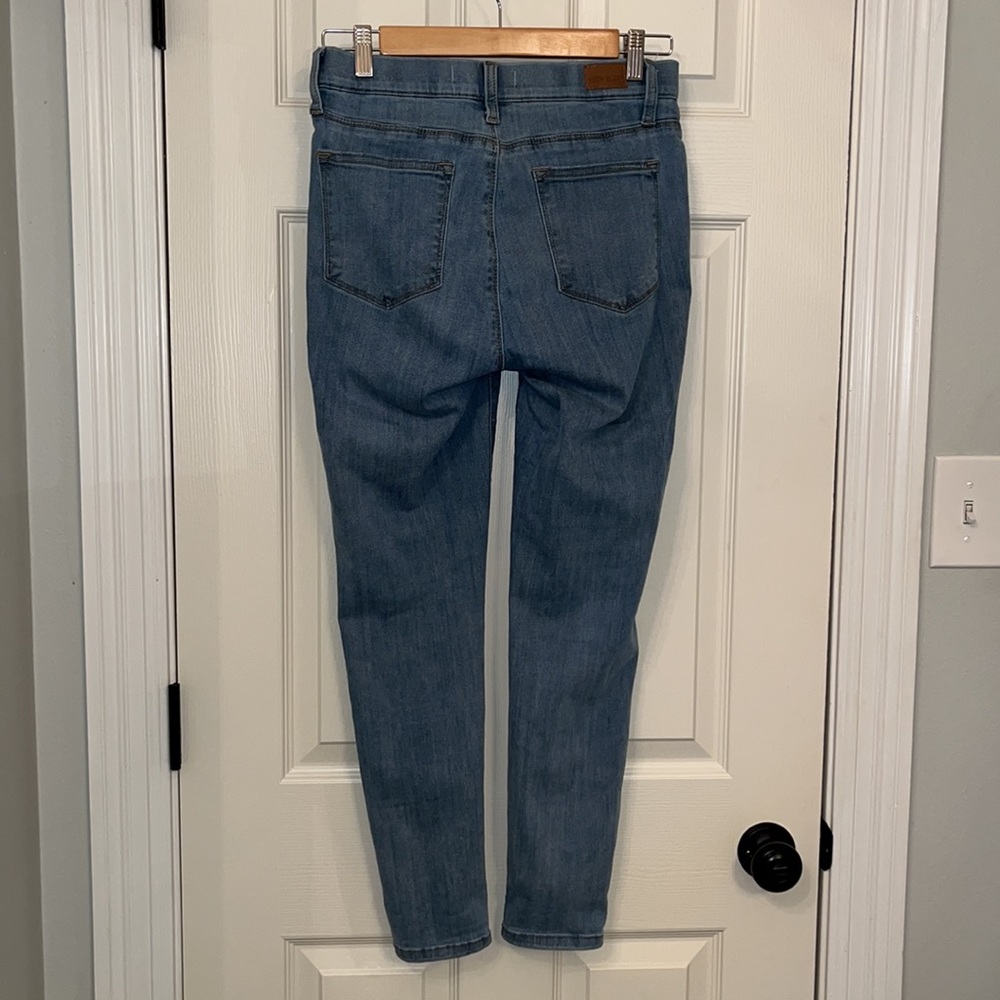 Judy Blue Women’s Kathy Mid Rise Light Wash Pull On Skinny‎ Fit Jeggings Sz 7/28 - Picture 2 of 11